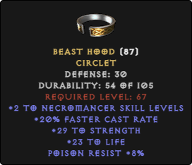 East Necromancer Circlet