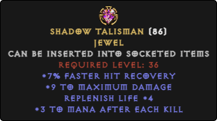 Shadow Talisman