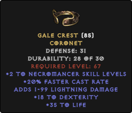 East Necromancer Coronet